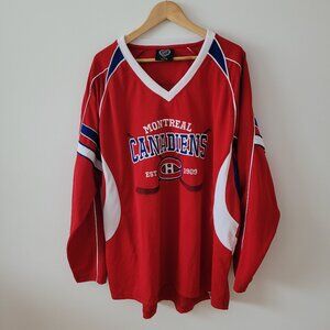 Men's Montreal Canadiens/Habs Jersey-Style Shirt-XL